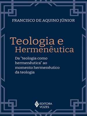 cover image of Teologia e hermenêutica
